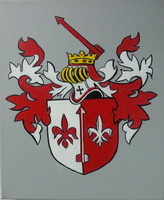 Coat-of-arms-painted-on-canvas